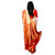 Durga Puja Special Offwhite Red Par Zari Work Bengal Gorgeous Saree