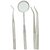 Scorpion Mouth Mirror Probe Plier Kit Stainless Steel Circlip Plier Set Pack in Vinyl Pouch Circlip Plier