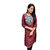 Prijam Women's Maroon Bandhani Stitched Kurti