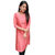 Prijam Women's Pink Leheria Stitched Kurti
