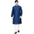 Prijam Men's Blue Long Kurta and Pajama Set