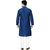 Prijam Men's Blue Long Kurta and Pajama Set