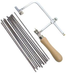 Scorpion Saw Frame Adjustable Oscar Type 3 inch with 144 piece Blades Professional Jewelry Making Kit