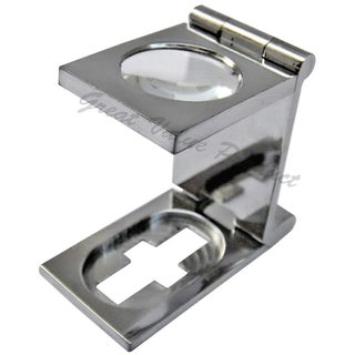 Eye Glass Magnifier Lens Magnifying Glass -Eye-Loupe for Jewelers Textile Diamonds Etc Folding Hand-held Portable