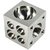 Steel Dapping Block Sqaure Round Cavities 1 x 1 x 1 inch (2.5 x 2.5x 2.5 cm ) - Doming Block Square