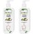 TRUNEXT Coconut Avocado Shampoo, Ultra Hydrating Coconut Shampoo, Pack of 2 (600 ml)