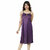 Nivcy Women Satin Nighty (Dark Purple)