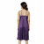 Nivcy Women Satin Nighty (Dark Purple)