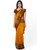 Yellow Saree With Gala Border