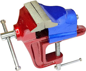 Scorpion Table Vice Clamp Type Fixed Base 70 mm (3 inch) Cast Iron Professional Table Vice Clamp Type Base