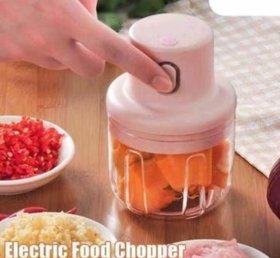 Electric Mini Garlic Grinder Chopper Vegetable Meat Fruit Crusher Small Food Processor