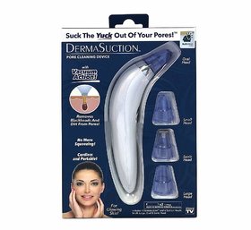 Derma Suction Electric Portable Blackhead Vacuum Pore Cleanser Vacuum Suction Face Cleaner Kit Device