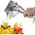 EXCLUSIVEaluminum Manual Fruit Juicer Hand juicer, Fruit cold press juicer Manual SS juicer Instant Orange juicer, Steel