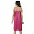 Nivcy Women Satin Nighty (Dark Pink)