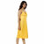 Nivcy Women Satin Nighty (Yellow)