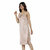 Nivcy Women Satin Nighty (Beige)