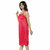 Nivcy Women Satin Nighty (True Red)