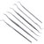 6 Pc Probes / Pick Set Stainless Steel Set In Pouch Set For Jewellery Making, Model Making, Crafting, Hobby Work