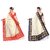 KSUT Multicolor Printed With Blouse Saree