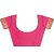KSUT Pink Woven Design With Blouse Saree