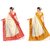 KSUT Multicolor Printed With Blouse Saree