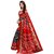 KSUT Multicolor Printed With Blouse Saree