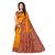 KSUT Mustard Printed With Blouse Saree
