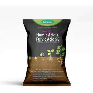 Activated Humic Acid + Fulvic Acid 98 for all Plants Fertilizer  Bio Enhancer