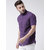 Riag Men's Purple 100% Cotton Casual Shirts