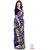 Blue Adtalo Figure Motifs Patola Saree - Single Weave