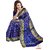 Blue Adtalo Figure Motifs Patola Saree - Single Weave