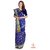Blue Adtalo Figure Motifs Patola Saree - Single Weave