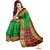 Vijaybhai Patolawala Green  Maroon With ManekChowk Motifs Patola Saree - Single Weave