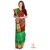 Vijaybhai Patolawala Green  Maroon With ManekChowk Motifs Patola Saree - Single Weave