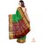 Vijaybhai Patolawala Green  Maroon With ManekChowk Motifs Patola Saree - Single Weave