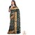 Vijaybhai Patolawala Dark Green with ZariChecks Motifs Patola Saree - Single Weave