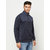 Glito Men Solid Navy Side Pocket Jacket-Track-Upper