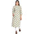 UBER CHIC Women's Rayon Multicolor Printed Straight Kurta.