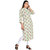 UBER CHIC Women's Rayon Multicolor Printed Straight Kurta.