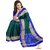 Vijaybhai Patolawala Dark Green  Blue with Gada Border Patola Saree - Single Weave