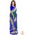 Vijaybhai Patolawala Dark Green  Blue with Gada Border Patola Saree - Single Weave