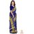 Vijaybhai Patolawala Dark Blue Chandabhat with Hathi Popat Motifs Patola Saree - Single Weave