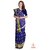 Vijaybhai Patolawala Dark Blue Chandabhat with Hathi Popat Motifs Patola Saree - Single Weave