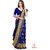 Vijaybhai Patolawala Dark Blue Chandabhat with Hathi Popat Motifs Patola Saree - Single Weave
