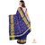 Vijaybhai Patolawala Dark Blue with Narikunj Motifs Patola Saree - Single Weave