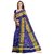 Vijaybhai Patolawala Dark Blue with Narikunj Motifs Patola Saree - Single Weave
