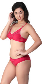 U-Light Aarti Bridal Bra & Panty Set  (Size Bust 28-30 IN & waist 28-30 IN)