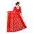 SVB Saree Red Colour Bandhani Printed Saree