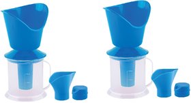 Samurai 3 In 1 Steamer, Steam inhaler for cold and cough, Soothes (Balm effect) Steam Vaporizer (Colour May Vary) - Pack