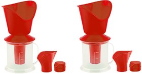 Samurai 3 In 1 Steamer, Steam inhaler for cold and cough, Soothes (Balm effect) Steam Vaporizer (Colour May Vary) - Pack